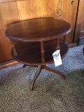 Pennsylvania House two-tier drum table