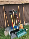 Shovels - brooms