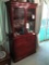 Cherry finished china cabinet