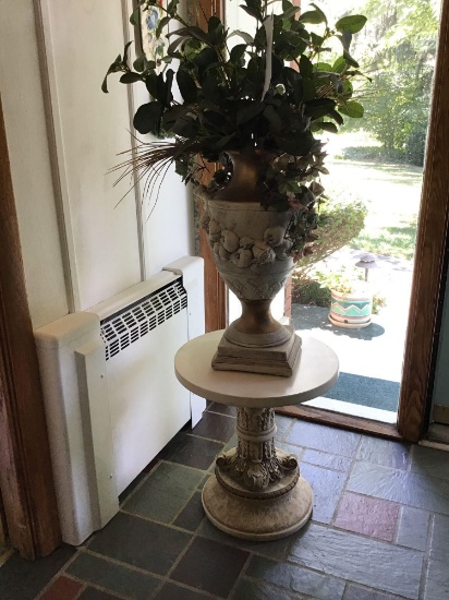 Composite plant stand and vase