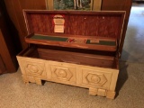 ROOS cedar chest.