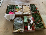 (7) Boxes of Christmas Decor