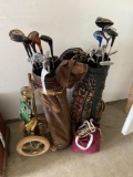 (2) Sets of Golf Clubs