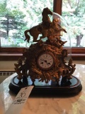 American Buyers Union metal cased mantle clock