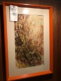 R. Barnes framed and matted art.