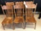 Oak Pressed-Back Chairs