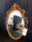 Ornate Wood Hanging Mirror
