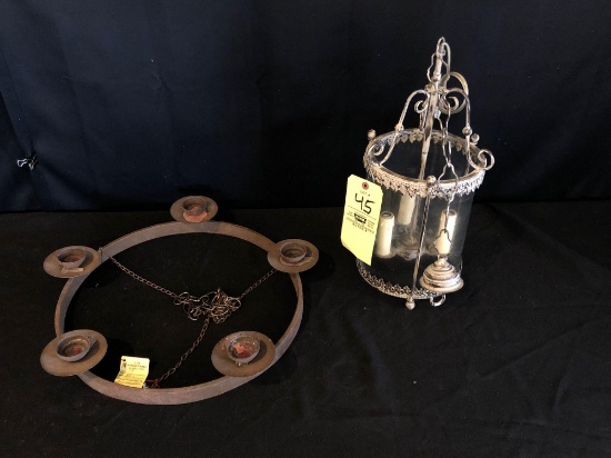 Hanging Candelabra, Electric Hanging Light