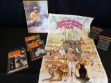 Ringling Bros. and Barnum & Bailey circus poster, bookends, radio amateurs manuals, metal sign