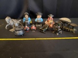 Assorted cast-iron miniatures