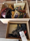 Nintendo console, helmet, collectibles