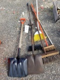 Shovels, brooms