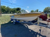 1974 Larson 160SE boat 16 foot with 85HP Evinrude outboard motor
