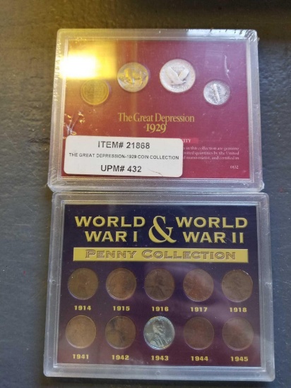Penny collection, Great Depression coin collection