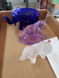 Glass elephants