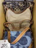 4 designer purses and handbags