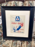 Clyde Singer War Poster framed