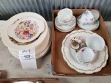 China pieces, partial set Vernon Kilns California