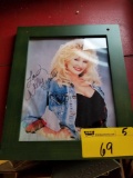 Signed Dolly Parton photo