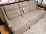 Grey 3 cushion sofa bed