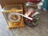 Cookie cutters, Atmos clock, valentines decor