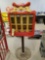Vendora candy vending machine, plastic with pedestal, 53in, no key