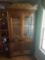 Oak cupboard - 4 door/2 drawer with applied carvings