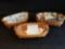 Longaberger booking baskets lavenders, '92, '93, '94 w/ 2 liners