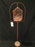 The e-weld co metal bird cage, 62 in tall