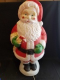 Plastic santa 31in tall