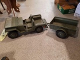 GI Joe 7000 jeep and trailer