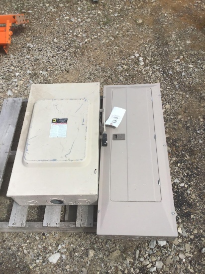 Two panel boxes