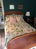 Full size bedding set w/ curtains