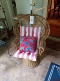 Wicker patio chair