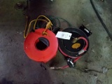 Hose reel and power cord