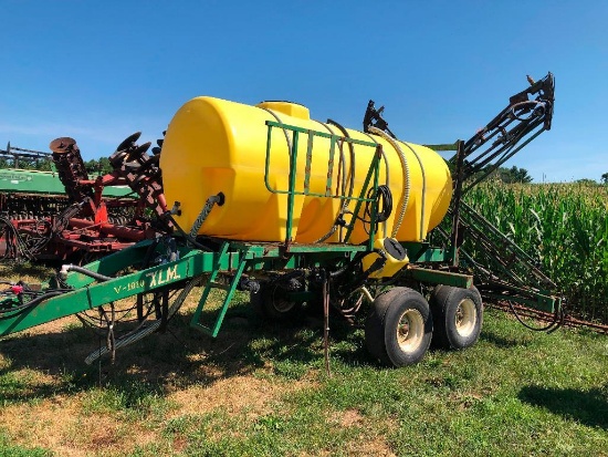 1000 gal Sprayer speciality sprayer walking tandem with 60' booms