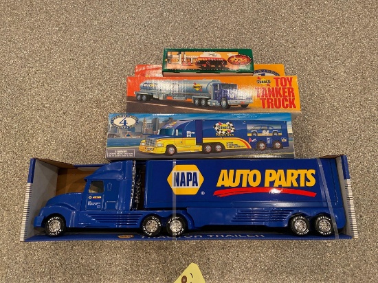 Sunoco trucks, NAPA truck