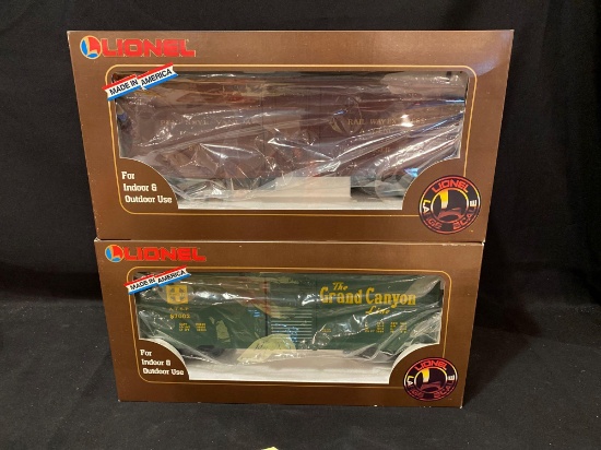 Lionel large scale reefer & boxcar
