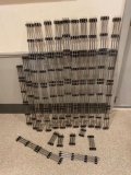 19 pieces of straight track