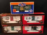 Lionel Christmas Holiday Box Cars