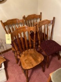 (4) Wood Chairs