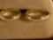 Matching 14K gold his & her wedding bands, like new, each weigh 1/10 oz