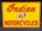 Repro Indian Motorcycles granite ware sign, 12