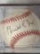 Gerald R. Ford autographed American League baseball.
