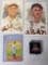Reproduction 1933 Goudey Ruth card with printed signature, 1997 Indians All Star game pin