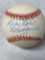 Mike Vale autographed National League baseball