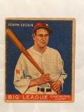 1933 Goudey #63 Joe Cronin card