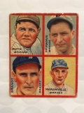 1935 Goudey 4 in 1 picture card, picture #5 card A.
