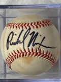 Richard Nixon autographed Official American League baseball.