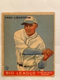 1933 Goudey #133 Lindstrom card